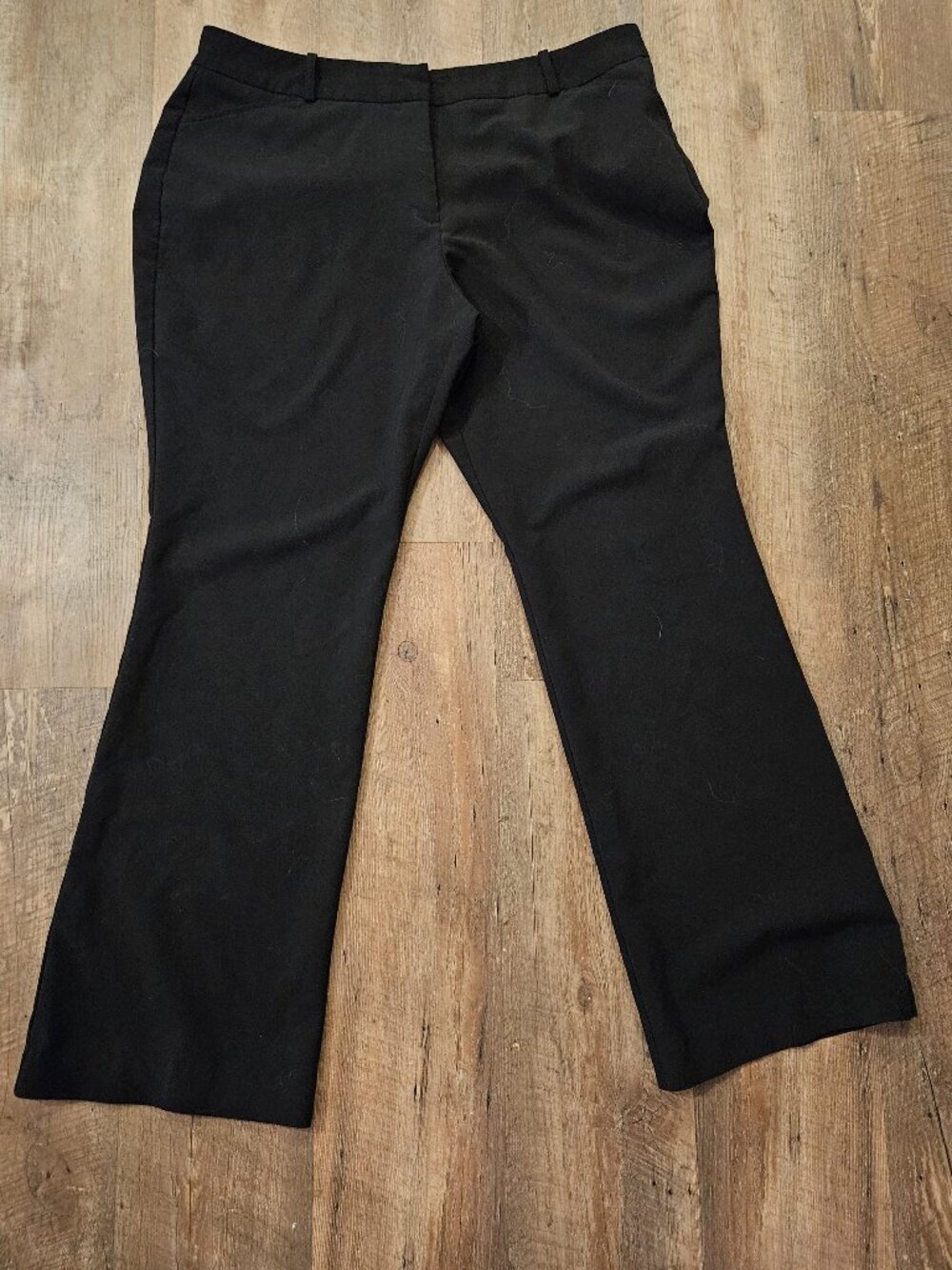 Worthington Modern Fit Black Dress Pants Women's Size 18 Straight Leg Career